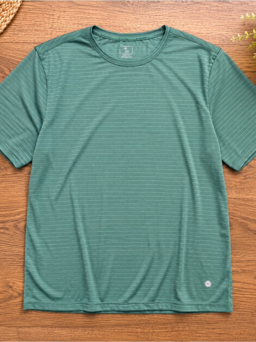 SOYBU Men’s Performance Athletic T Shirt Green Moisture Wicking Size Medium